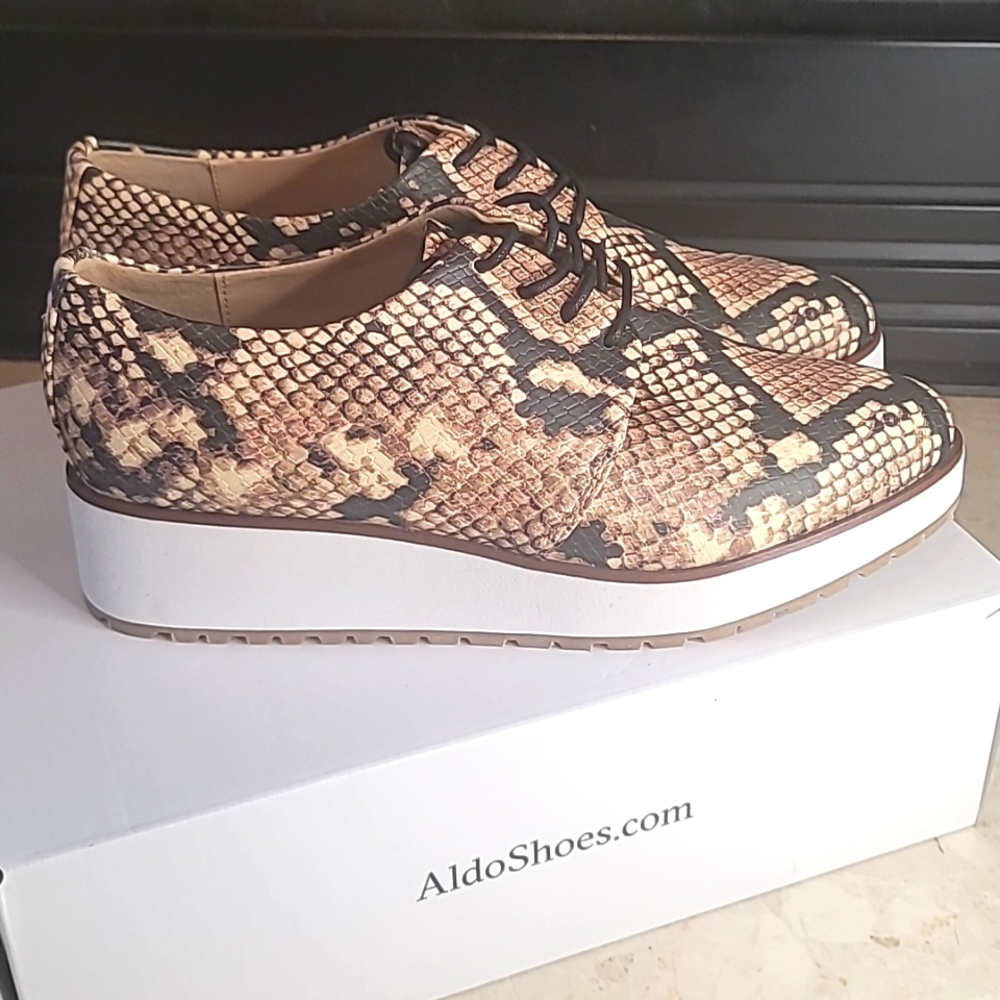 Aldo Lovirede snakeskin shoes/sz us 9